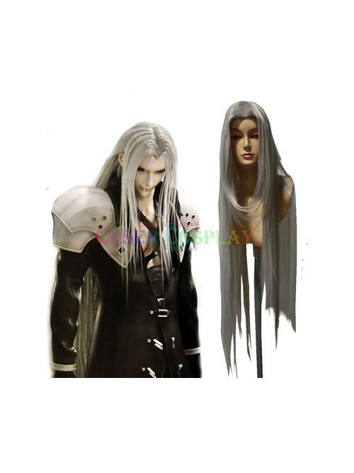 Final Fantasy Sephiroth Halloween Cosplay Wig 3434